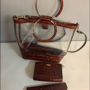 Brahmin clear purse Clearance